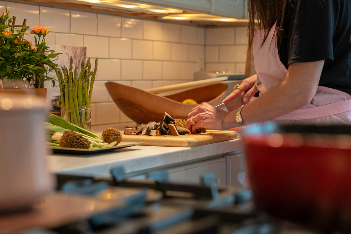 It started in a kitchen.