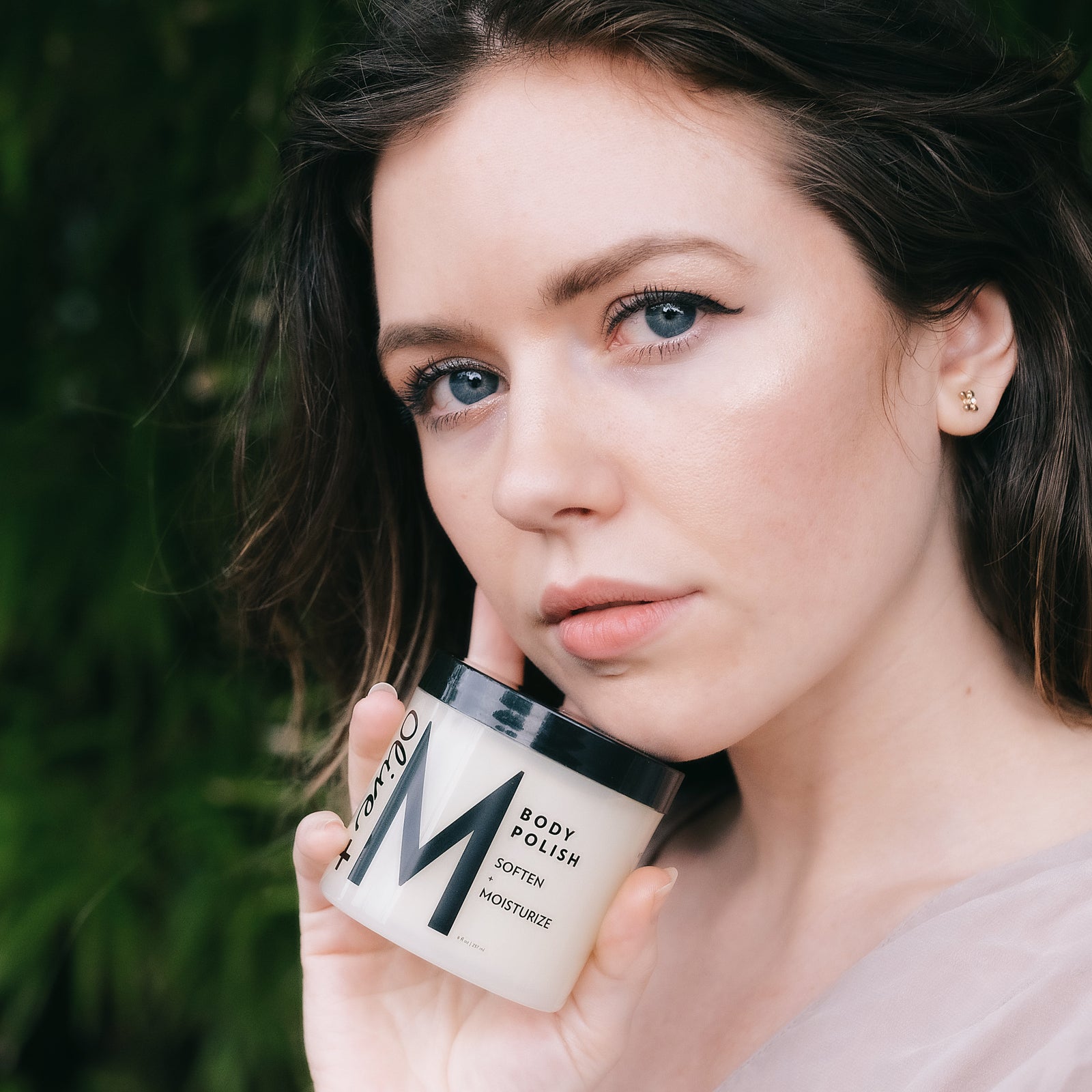 Soften + Moisturize Body Polish: Exfoliation + Nourishment in use